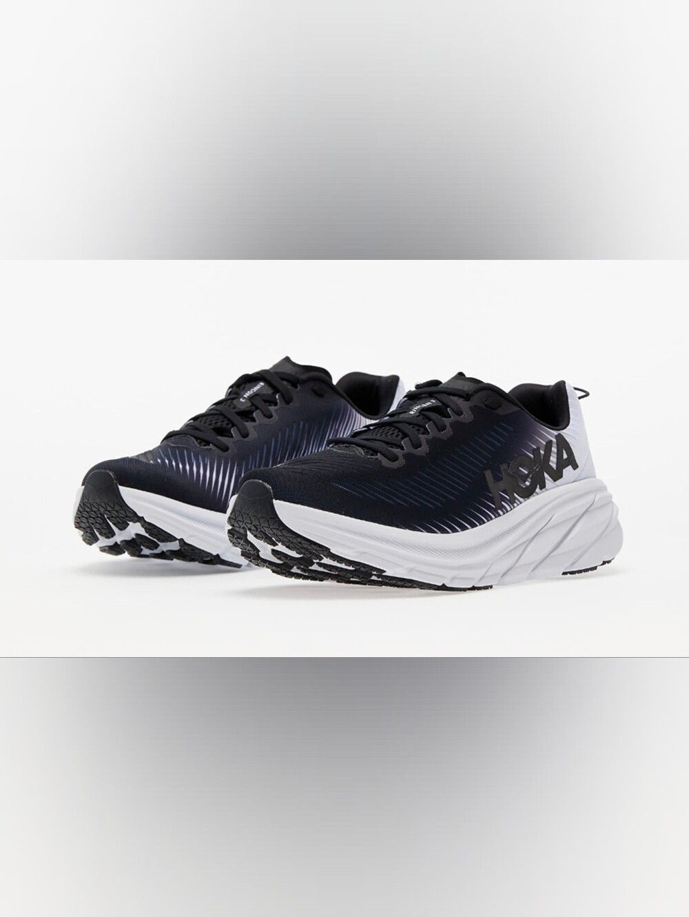 Hoka Rincon 3 Women's Black And White Size 8D